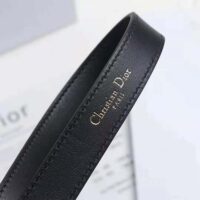 Dior Women D-Fence Belt Black Smooth Calfskin 30 MM (1)