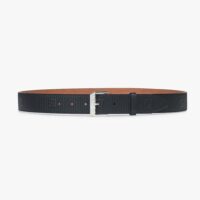 Fendi Men Black Leather Belt