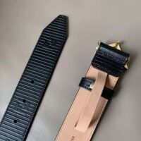 Fendi Men Black Leather Belt (1)