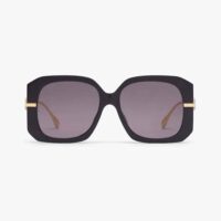 Fendi Women Fendigraphy Black Acetate Sunglasses (1)