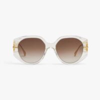 Fendi Women Fendigraphy Transparent Acetate Sunglasses (1)