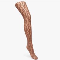 Fendi Women Tights Beige Nylon Pantyhose (1)