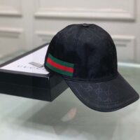 Gucci Unisex Original GG Canvas Baseball Hat Web Green Red Web (9)