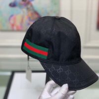 Gucci Unisex Original GG Canvas Baseball Hat Web Green Red Web (9)