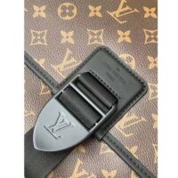 Louis Vuitton LV Unisex Archy Messenger MM Bag Monogram Macassar Coated Canvas (14)