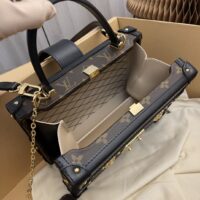 Louis Vuitton LV Unisex Petite Malle V. Monogram Coated Canvas S-Lock (1)