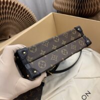 Louis Vuitton LV Unisex Petite Malle V. Monogram Coated Canvas S-Lock (1)