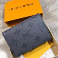 Louis Vuitton LV Unisex Pocket Organizer Coated Canvas Cowhide Leather Lining (4)