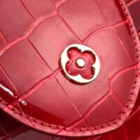 Louis Vuitton LV Women Capucines MM Handbag Red Crocodilien Brillant Savoir Faire (5)