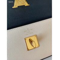 Louis Vuitton LV Women Lockme Tender Pochette Black Cream Grained Calf Leather (6)