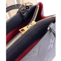 Louis Vuitton LV Women Petit Palais Handbag Noir Embossed Grained Cowhide Leather (2)