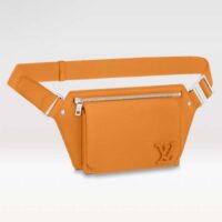 Louis Vuitton Unisex LV Aerogram Takeoff Sling Saffron Yellow Cowhide Leather (15)