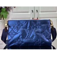 Louis Vuitton Unisex LV Maxi Multi-Pochette Accessoires Navy Blue Silver Recycled Nylon Econyl (2)