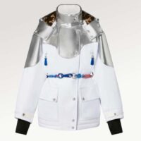 Louis Vuitton Women LV Electric Accent Ski Jacket Optical White Regular Fit (1)