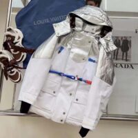 Louis Vuitton Women LV Electric Accent Ski Jacket Optical White Regular Fit (1)