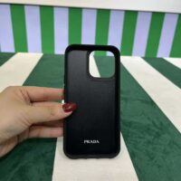 Prada Wome Saffiano Cover for iPhone 12 Mini-White (1)