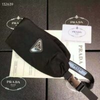 Prada Women Re-Nylon Headband-Black (1)