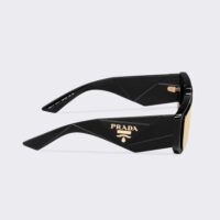 Prada Women Symbole Sunglasses with Traditional Prada Triangle Logo-Black (1)