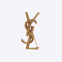 Saint Laurent YSL Women Opyum Ysl Snake Brooch in Metal (1)