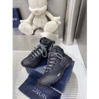 Dior Unisex Shoes CD Diorizon Hiking Boot Black Technical Mesh Black Rubber (1)