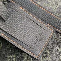 Louis Vuitton LV Unisex Keepall Bandoulière 50 Travel Bag Dark Green Monogram Coated Canvas (4)