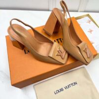 Louis Vuitton LV Women Shake Slingback Pump Brown Pat