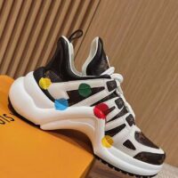 Louis Vuitton Unisex LV x YK Archlight Sneaker Cacao Brown Patent Monogram Canvas Calf Leather (9)
