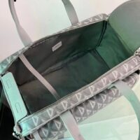 Dior Unisex CD Hit The Road Pet Carrier Bag Gray Diamond Canvas Smooth Calfskin (3)