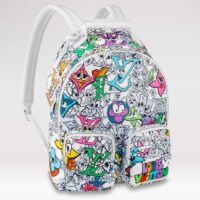 Louis Vuitton LV Unisex Backpack Multipocket Multicolor Monogram Comics Coated Canvas (2)