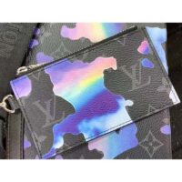 Louis Vuitton LV Unisex Gaston Wearable Wallet Sunrise Monogram Eclipse Coated Canvas (5)