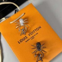 Louis Vuitton Unisex LV Spider Brooch Black Metal Black Ruthenium-Colour Finish Strass (5)