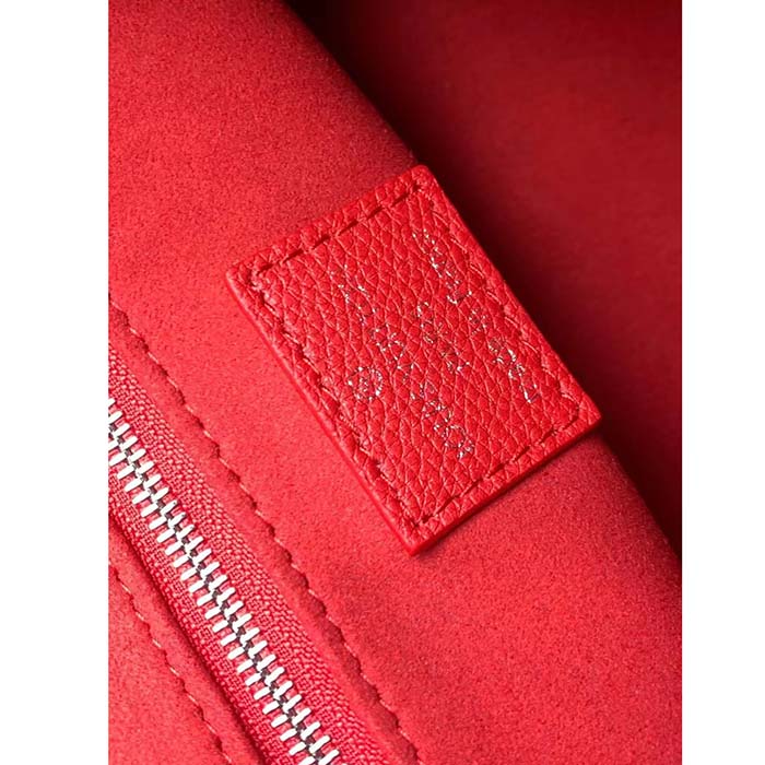 Louis Vuitton Unisex LVxYK OnTheGo PM Red White Embossed Grained Monogram Empreinte Cowhide (6)