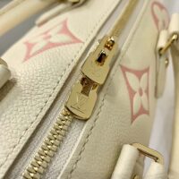 Louis Vuitton Women LV Speedy Bandouliere 20 Handbag Pink Monogram Empreinte Embossed Cowhide (1)