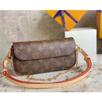 Louis Vuitton Women LV Wallet On Chain Ivy Brown Monogram Coated Canvas (2)