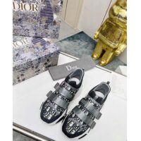 Dior Unisex Shoes CD D-Wander Sneaker Deep Blue Dior Oblique Technical Fabric (8)