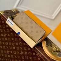 Louis Vuitton LV Unisex Clémence Wallet Brown Monogram Reverse Coated Canvas (5)