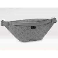 Louis Vuitton LV Unisex Discovery Bumbag Anthracite Gray Monogram Shadow Calf Leather (14)