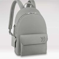 Louis Vuitton LV Unisex Takeoff Backpack Gray Aerogram Cowhide Leather (5)