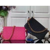 Louis Vuitton LV Women Lexington Pouch Black Monogram-Embossed Calf Leather (2)
