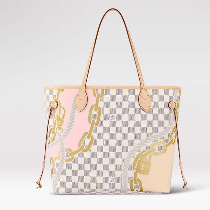 Louis Vuitton Women LV Neverfull MM Tote New Spring Collection Nautical
