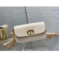 Dior Women CD 30 Montaigne Avenue Bag Dusty Ivory Box Calfskin (10)