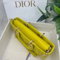 Dior Women CD Medium Lady D-Joy Bag Sage Green Cannage Lambskin (4)