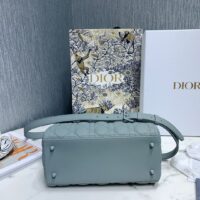 Dior Women CD Medium Lady Dior Bag Horizon Blue Cannage Lambskin (1)