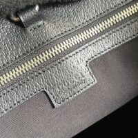Gucci Unisex Jumbo GG Tote Bag Black Jumbo GG Canvas Hook Closure (1)