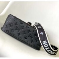 Louis Vuitton LV Women Diane Black Embossed Supple Grained Cowhide Leather (6)