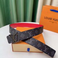 Louis Vuitton Unisex LV Initiales 40MM Reversible Belt Monogram Eclipse Canvas Front (8)