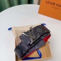 Louis Vuitton Unisex LV Initiales 40MM Reversible Belt Monogram Eclipse Canvas Front (8)