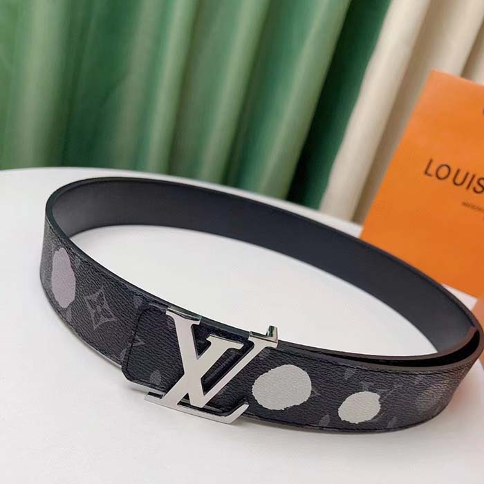 Louis Vuitton Unisex LV X YK Initiales 40MM Reversible Belt Monogram Eclipse Canvas Recto (6)