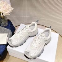 Dior Unisex Shoes Dior Vibe Sneaker White Technical Fabric Mesh Rubber (3)