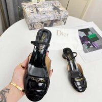 Dior Women CD Day Slingback Pump Black Patent Calfskin (5)